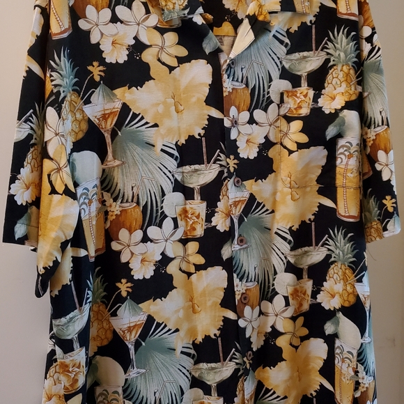 Seven Palm Island Authentics Silk/Rayon Shirt XL - Picture 6 of 8